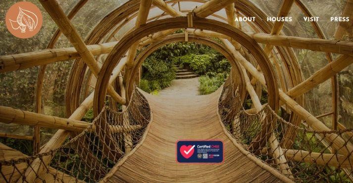 Homepage-of-Green-Village-restaurant-website