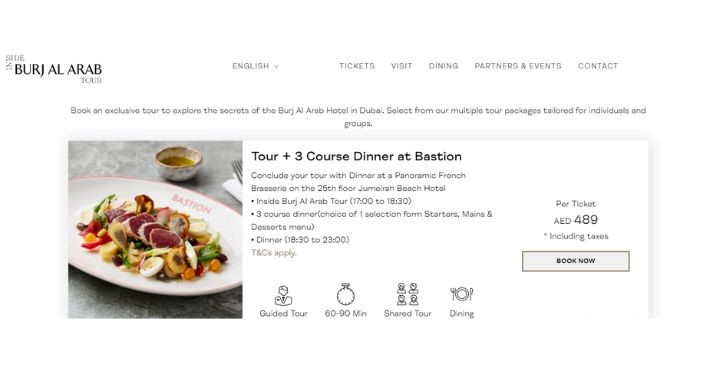 Burj Al Arab Hotel website Burj Al Arab Hotel website