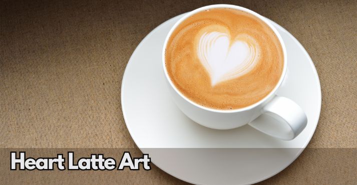 heart latte art heart latte art