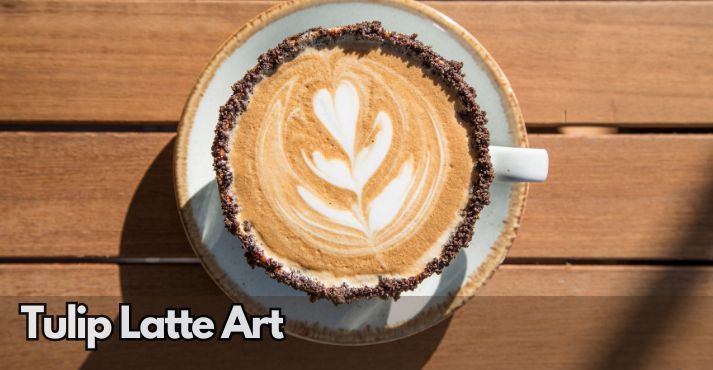 tulip latte art tulip latte art