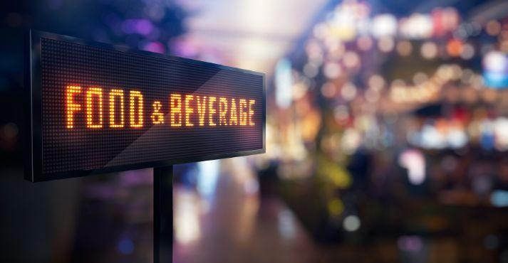 Digital-sign-for-F&B