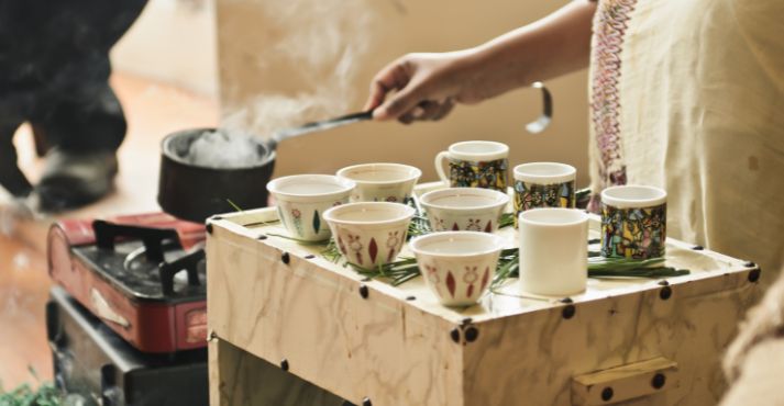 Ethiopian Coffee Ceremony Buna
