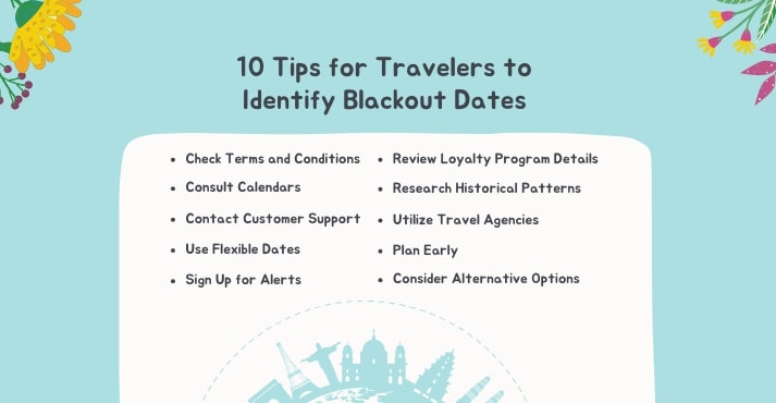 How to Identify Blackout Dates