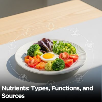 Nutrients Types, Functions, and Sources