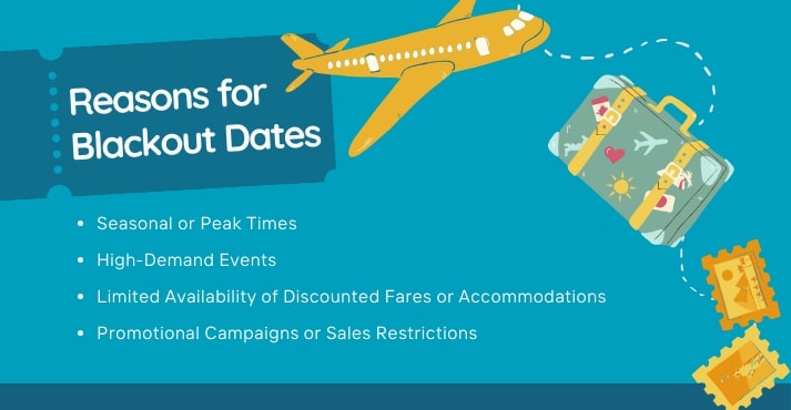 Reasons for Blackout Dates
