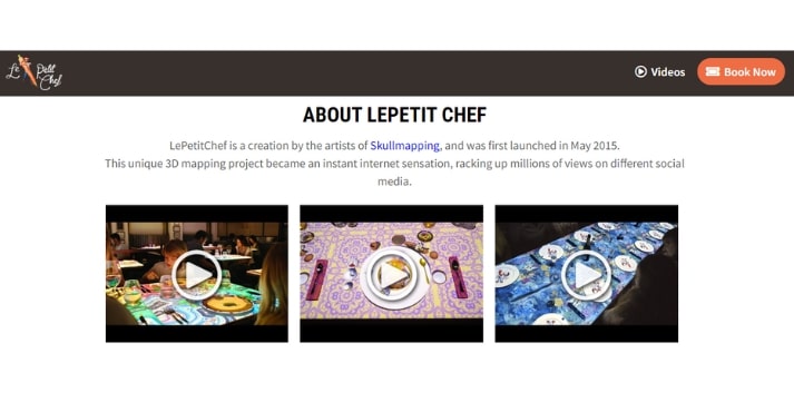 LePetit Chef immersive dining