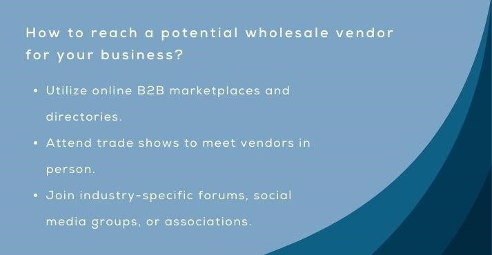 Research Potential Vendors