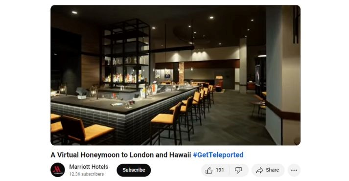 virtual honeymoon marriott hotels