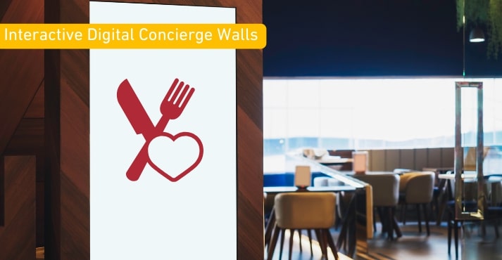 Interactive Digital Concierge Walls