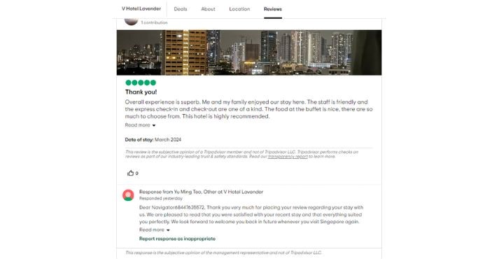 V Hotel Lavender Singapore