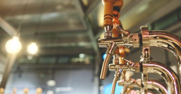 Tap-of-direct-draw-beer-system