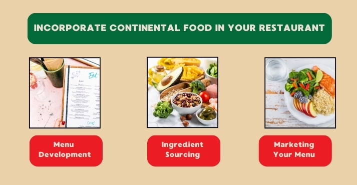 Add Continental Cuisine in Restaurant Add Continental Cuisine in Restaurant