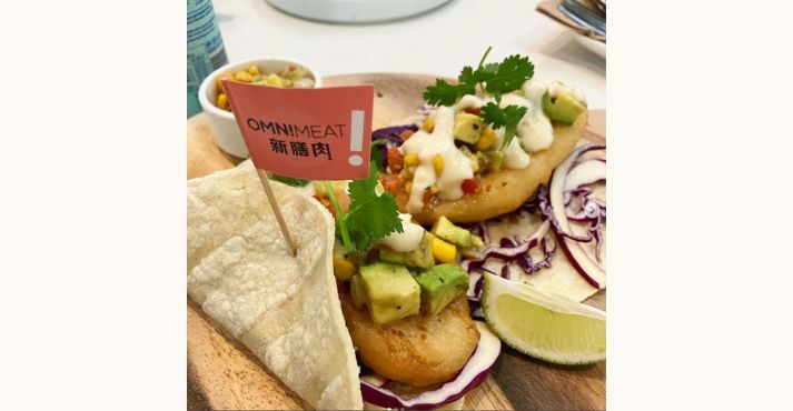 Vegan tacos at Green Common restaurant Vegan tacos at Green Common restaurant