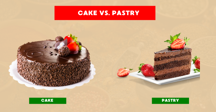 cake vs pastry