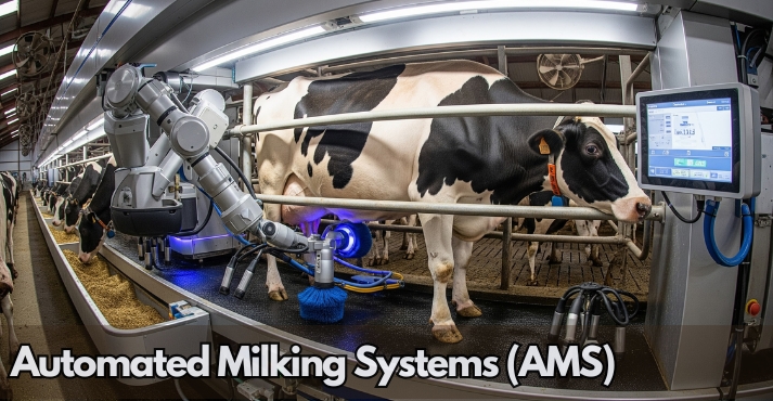 Automated Milking Systems (AMS) Boosting Milking Efficiency and Cow Comfort