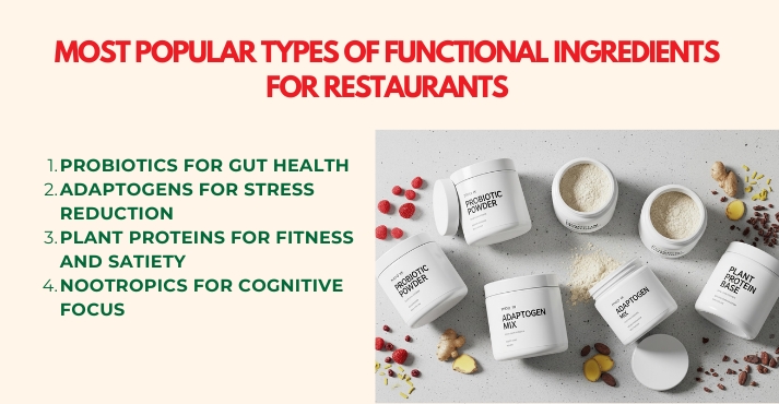 Most Popular Types of Functional Ingredients for Restaurants