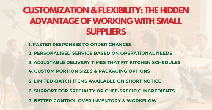 Customization and Flexibility The Hidden Advantage of Working With Small Suppliers