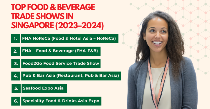 Types of F&B and Hospitality Trade Shows in Singapore