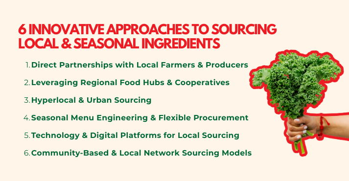 Local and Seasonal Ingredients